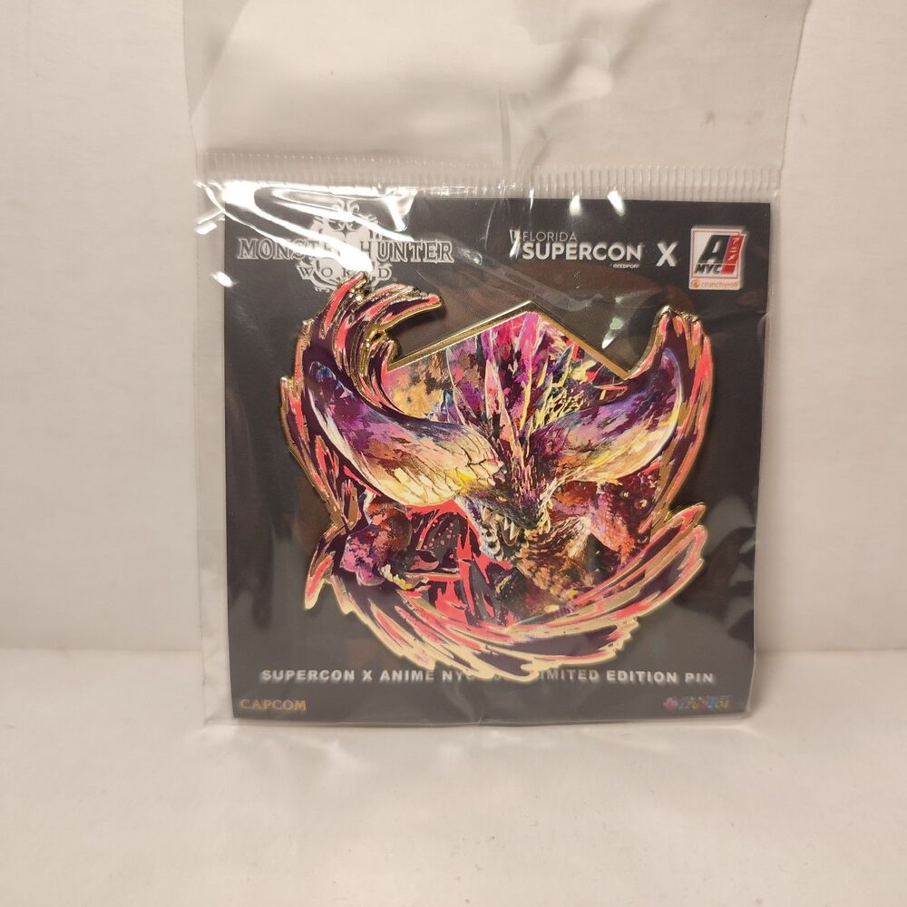 Monster Hunter Nergigante Painterly Series Enamel Pin Limited Edition Badge